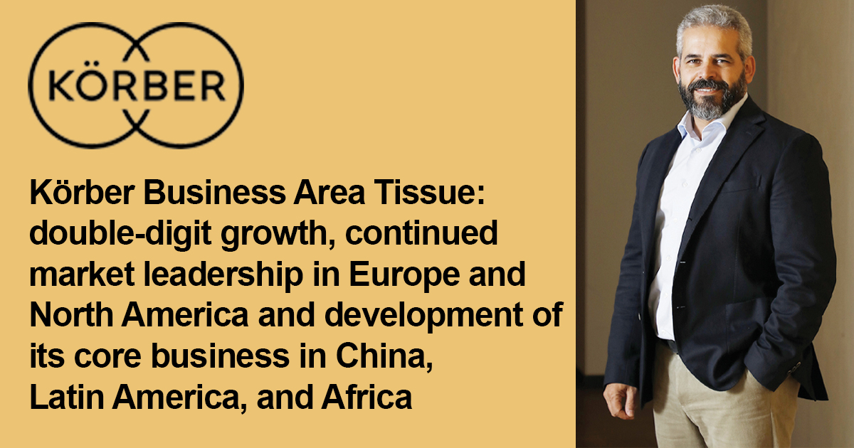 Körber Business Area Tissue: double-digit growth, and continued market ...