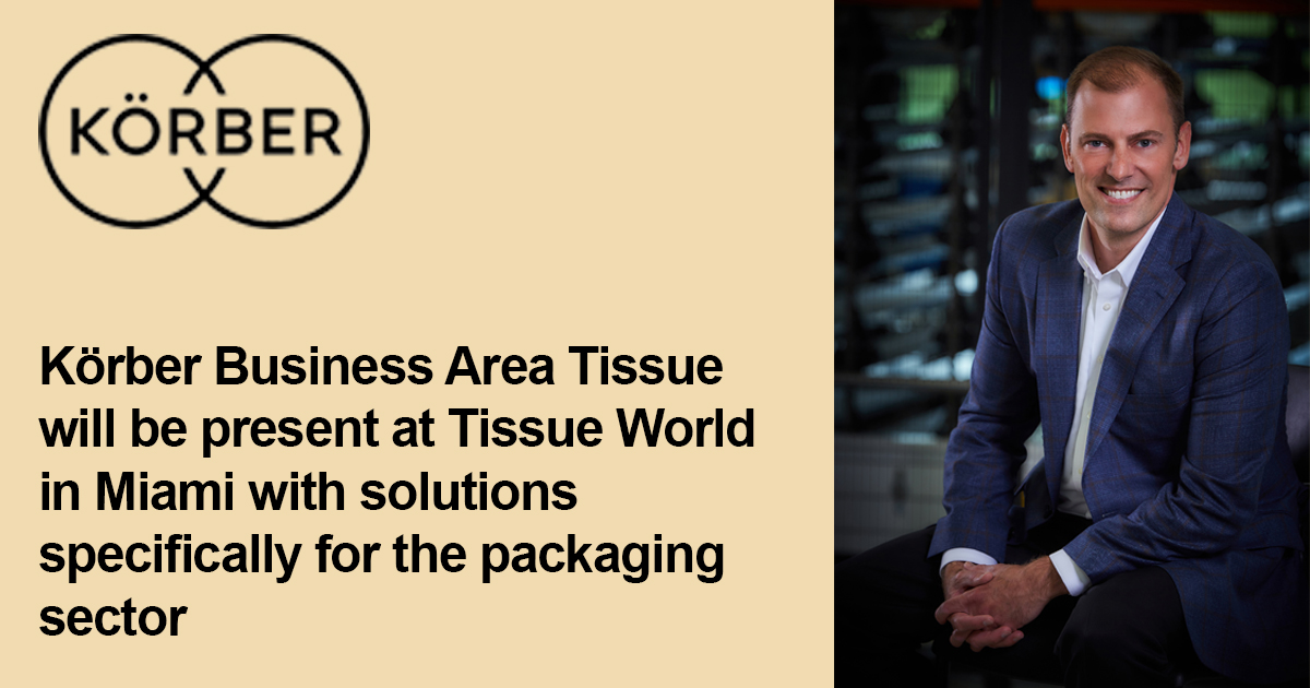 Körber Business Area Tissue will be present at Tissue World in Miami