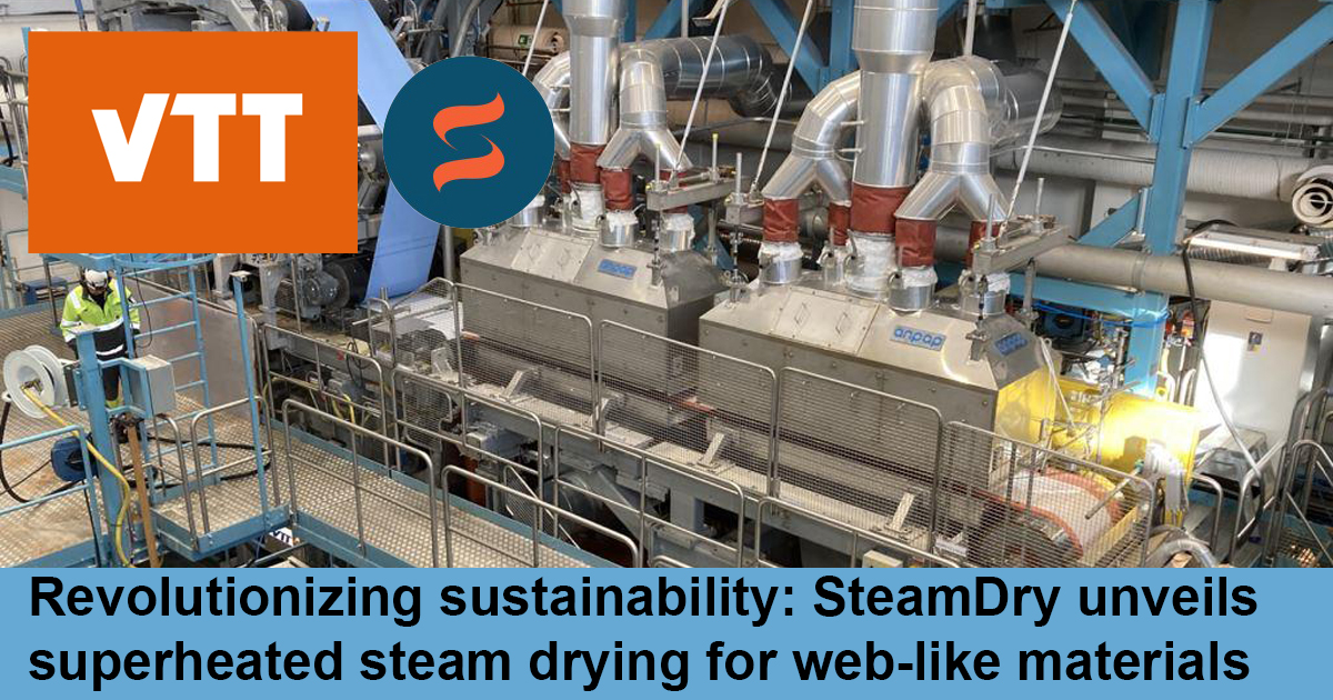 Revolutionizing sustainability SteamDry unveils superheated steam