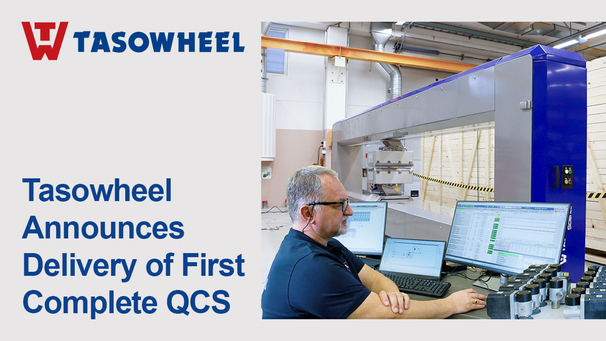 Tasowheel Announces Delivery of First Complete QCS