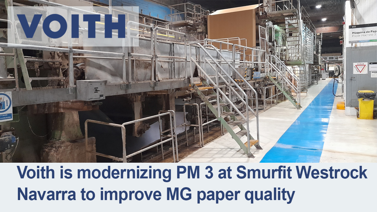 Voith Modernizes PM 3 at Smurfit Westrock