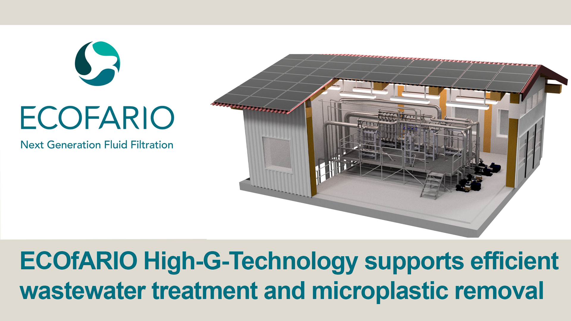 Efficient Wastewater Treatment with ECOFARIO High-G Technology